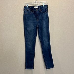 Madewell 10” Highrise Skinny Jean Size 28